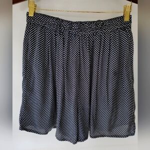 Vintage polka-dot rayon shorts